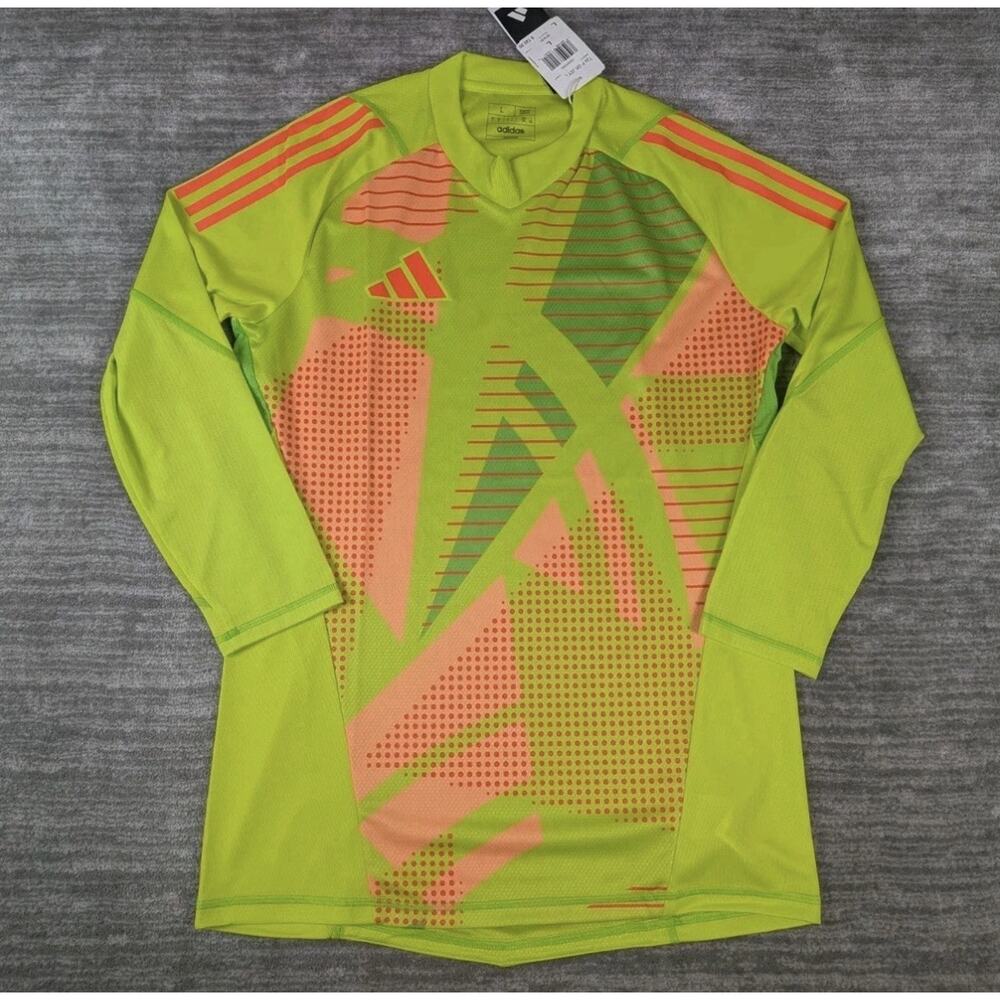 Adidas Tiro 24 Competition Goalkeeper Jersey Yellow NWT Size Large IK4907